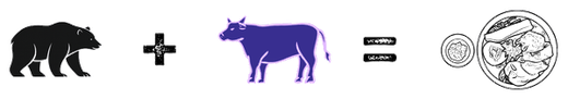 Bear plus beef equals a loaded plate
